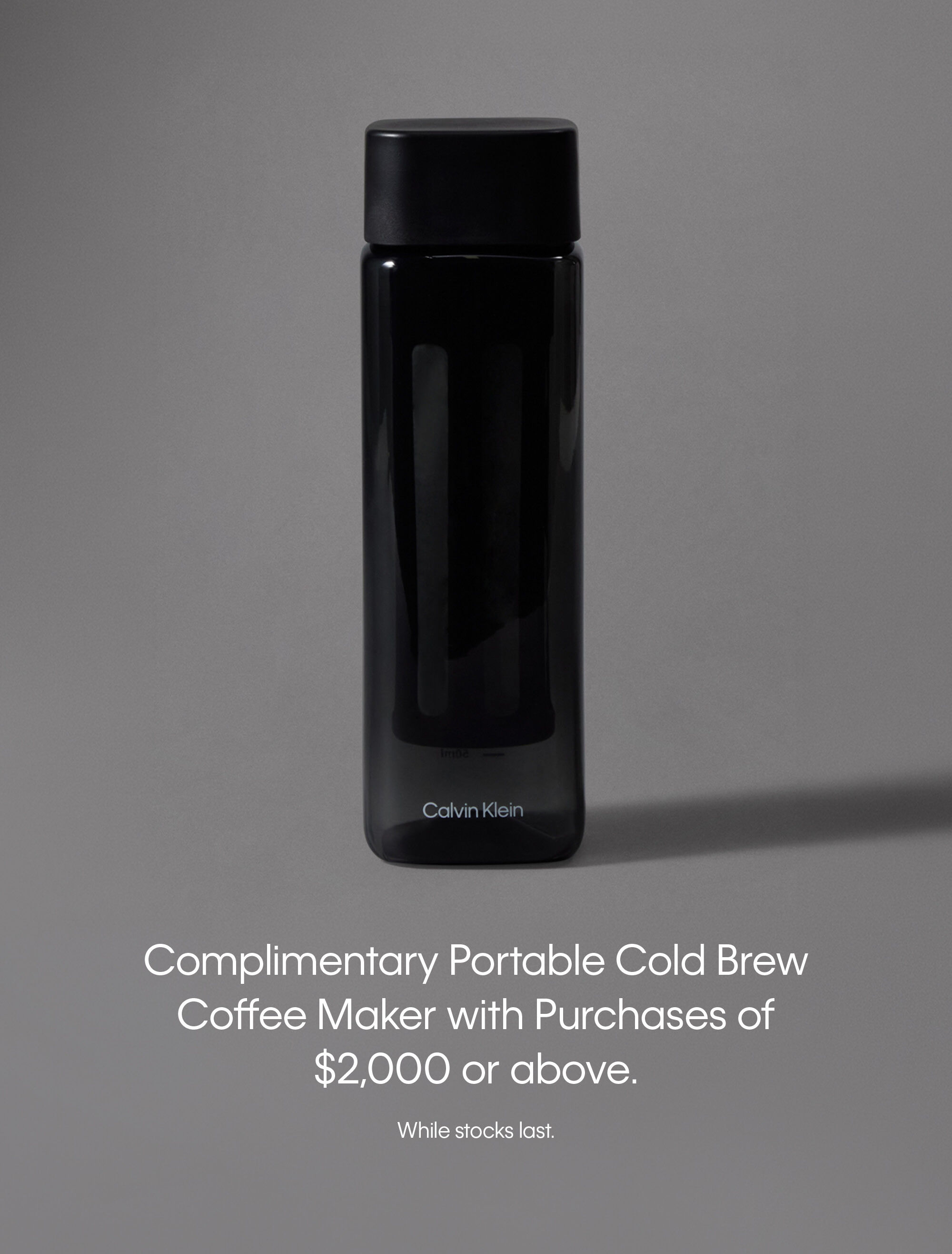 Complimentary Portable Cold Bew Coffee Maker